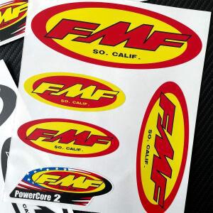 FMF POWERCORE2 고분자 바이크 오토바이 배기 머플러 파이프 스티커 모토 스쿠터 레이싱 바디 헬멧 비닐 액