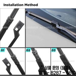 volvo 호환 V70 III 2007 2016 2008 와이퍼 전면 및 블레이드 앞 유리 윈드 스크린 윈도우 브러쉬 26 인치+