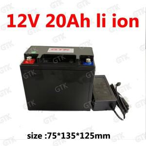 GTK 리튬 12V 20AH 배터리 BMS 3S 이온 360W 태양 광 가로등 인버터 캠핑카 EV 용 안전