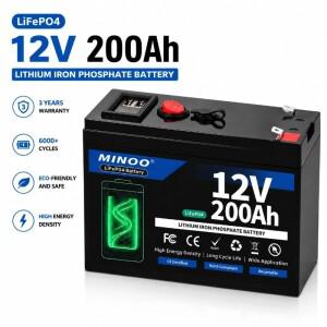 12V 300Ah 21700 리튬 배터리 팩 딥 사이클 충전식 (BMS 포함) RV 태양광 해양 백업 전원용