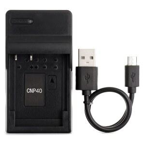 카시오 EXILIM EX-FC100 EX-FC150용 NORIFON NP-40 USB 충전기 | EX-Z400 ZOOM EX-Z100 EX-Z1000 EX-Z1050 EX-Z1080 EX-Z1200 EX-Z200 카메라와 호환