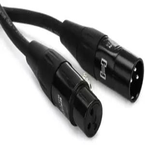 Hosa HMIC-005 Pro 마이크 케이블 REAN XLR3F to 5피트 20 AWG 무산소동 도체와 90 브레이드 차폐로 신호