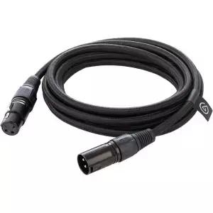 Elgato XLR 차폐 마이크 케이블 10피트 수-암 커넥터 금도금 핀 나일론 꼬임 재킷 전자기 간섭 감소