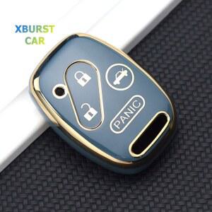 차키케이스 TPU 자동차 키 케이스 커버 쉘 포브 거치대 가방 혼다 어코드 CRV 파일럿 시빅 2003 2007 2008 2009 2010 2011 2012 2013