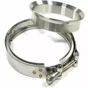 Borg Warner S400 S400SXE S475 S480 S463 S467 SX-E Turbo용 5 배기 V-밴드 플랜지 클램프 키트 T6 포함