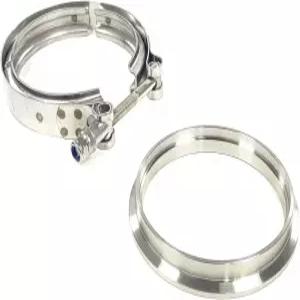 Borg Warner 터보 S400 S400SXE S475 S480 T4용 4 배기 V-밴드 클램프 키트