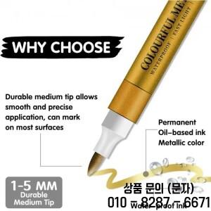 12Pcs 금속 마커 펜 세트 소프트 브러시 팁 노 블리드 생생한 색상 학생용 드로잉 문구류