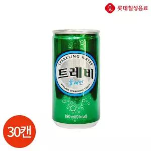 롯데 트레비 플레인 캔 190ml x 30캔