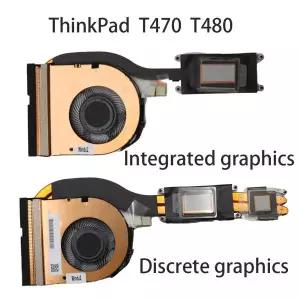 Lenovo ThinkPad T470 T480 방열판 팬 SWG 통합개별 그래픽 FRU01YR202 01YR200 01ER499용 원본