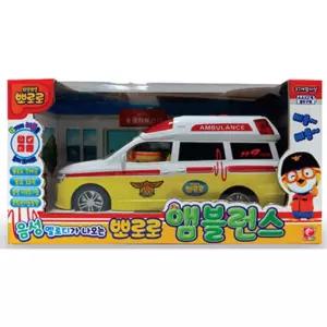 유아 뽀로로 노래 사이렌 불빛 소리나는 구급차 장난감 아기 구조대 아이용 남아