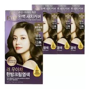 오티에이전시 려 우아채 크림 염색약 7N 밝은갈색 4개