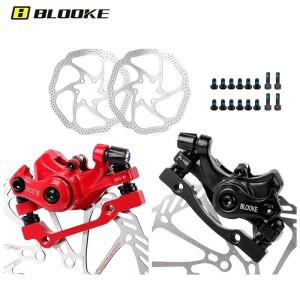 BLOOKE 자전거 디스크 브레이크, MTB 기계식 캘리퍼 전기 E 스쿠터 우측 160mm 로터