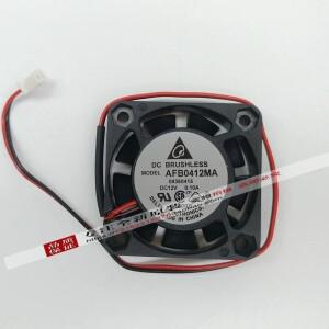 델타 일렉트로닉스 AFB0412MA, DC 12V, 0.10A, 40x40x10mm, 2 와이어 서버 냉각 선풍기