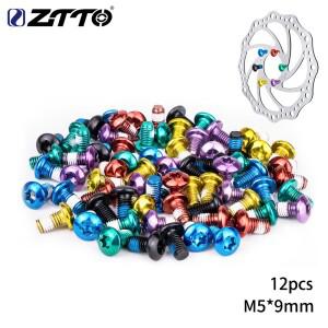 ZTTO 자전거 디스크 브레이크 로터 Torx 볼트, MTB 로드 바이크 고정 나사, 스테인리스 스틸 T25 M5x9mm, 1