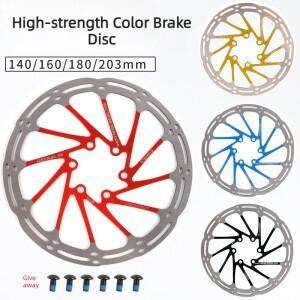 컬러드 센터라인 브레이크 디스크 - 180mm MTB 서스펜션 로터 140mm/160mm/203mm XC/AM/다운힐 자전거용,