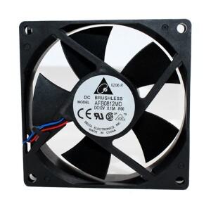 델타 전자 AFB0812MD R00 서버 냉각 선풍기, DC 12V, 0.15A, 80x80x20mm, 3 선