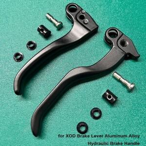 알루미늄 합금 유압 브레이크 핸들 금속 스틱 길이 103/120mm 전원 차단 오일 펌프 블랙 자전거