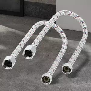 양변기 고압호스 60cm 2개 호수 연결호스 노즐 물호스