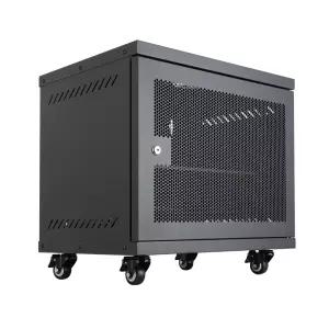 NX-H500-SLIM9U 미니 허브랙 전산실 통신 서버랙 네트워크랙 케이스