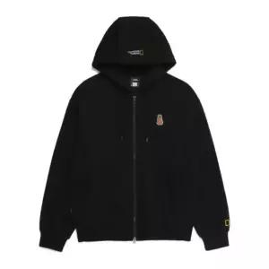 내셔널지오그래픽 nationalgeographic N253UFT910 동물 와펜 후드 집업 BLACK