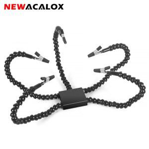 인두기 NEWACALOX 납땜 도우미 수리 자동차 전자 주얼리 페인팅 미술 공예 DIY 고정장치