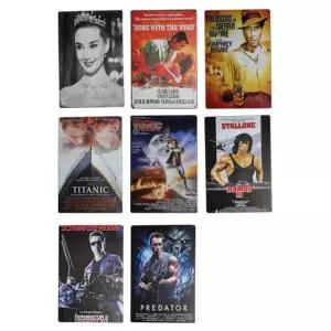 빈티지 벽장식 주석판 (Movie Star) 빈티지 벽장식 홈장식 카페장식 주석판