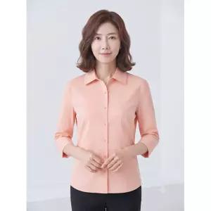 [매장정품] 올리비아하슬러 []코랄핑크 셔링 셔츠 OHCMBL214