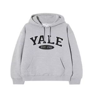 YALE 투톤아치 후드_그레이