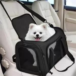 고양이 캐리어 슬링백 여행용 이동장 강아지 외출용 드라이브 반려동물 소프트 접이식 필수품 휴대용