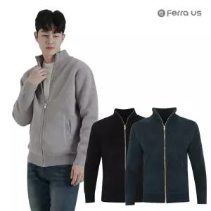 페라어스 COW3LU6060 남성 융털 풀집업 니트 가디건 안감 골프 남자 스포츠 패션