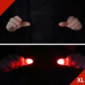 JL매직 손끝에서 불빛이 이동하는 손가락 마술 도구 딜라이트 2개입 손가락 큰사람 전용 불빛마술