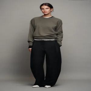 ZARA ZW COLLECTION 플리츠 와이드 팬츠 - 블랙 1478/246/800