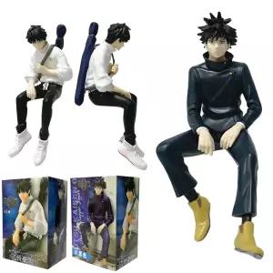 주술회전 후시구로 메구미 액션 피규어 앉아있는 차량용 PVC 인형