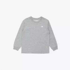 [하프클럽/셀러허브_아웃도어]뉴발란스키즈 베이직 스몰 로고 티셔츠 NK9BGC303U_Melange Gray