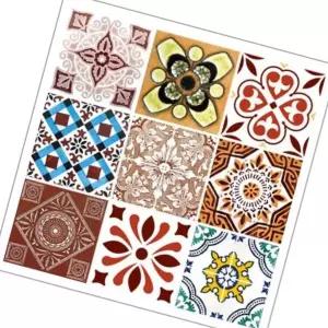 주방스티커 간편 DIY 모던 엔틱타일 북유럽풍_브라운 HP-7003