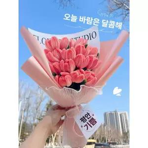 모루 꽃다발 집콕 졸업식 완제품 패키지 공방 교육재료