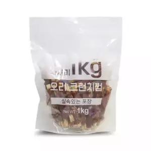 테비 오리 크런치껌 1kg