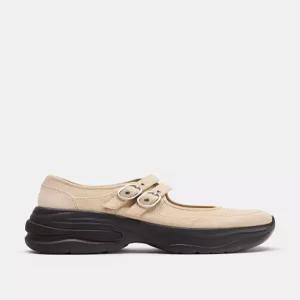 ZARA 청키 스포츠 발레리나 플랫슈즈 - 샌드 브라운 5818/710/107