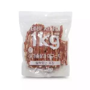 테비 사사미 닭가슴살과 대구스틱 1kg