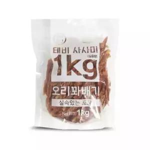 테비 사사미 오리꽈배기 1kg