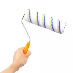 페인트 롤러 가정용 작업용 셀프 페인트 롤러 재도장 폴리에스테르 플라스틱 손잡이 페브릭 다용도 페인팅