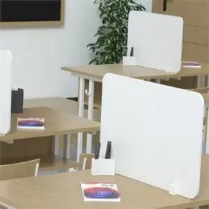 테이블 칸막이 가림막 사무실 독서실 책상 칸막이 학교 책상용 도서관 업무용 파티션 플라스틱 테이블용