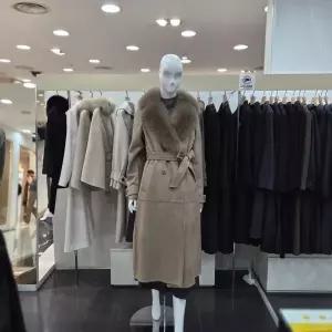 [지고트]천연여우털합성가죽코트JSCB3FSH91_DG