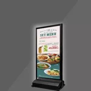 [RGL3387Q]LED 입간판 단면 광고판 배너 철제 입간판 C