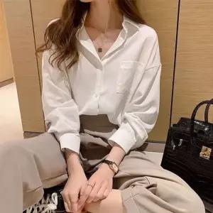 [XBI8H0OL]데일리 LK 여성셔츠 S015 블라우스 롱셔츠 단