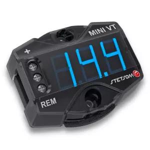 Stetsom MiniVT 디지털 디스플레이 미니 볼트미터 고정밀 블루 LED 7V~30V 자동차 및 오토바이 배터리 전압