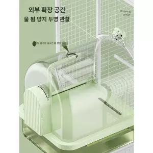앵무새 욕조 목욕통 플러그인 필터 사료통 모이통 애완새