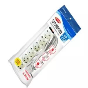 멀티탭 6구 2.5M 6구멀티탭 사무실멀티탭 안전멀티탭