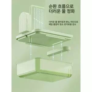앵무새 욕조 목욕통 애완새 사료통 필터 모이통 플러그인