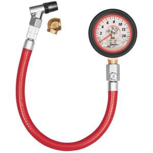 롱에이커 52-52034 0-15 PSI 타이어 압력 게이지 2인치